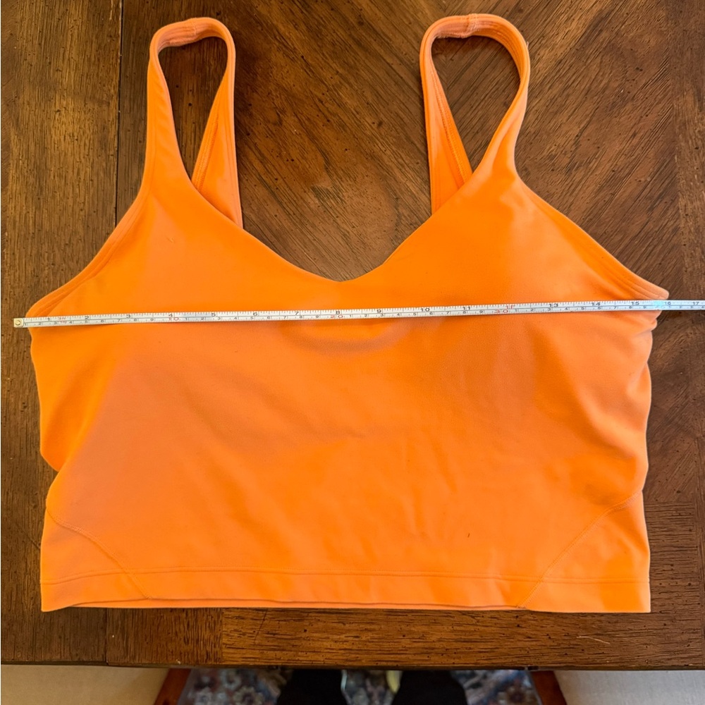 Lululemon Athletica Bright Orange Top - Picture 6 of 7